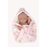 Muñeca Elegance 30cm Natal Rosa Portabebé Niña